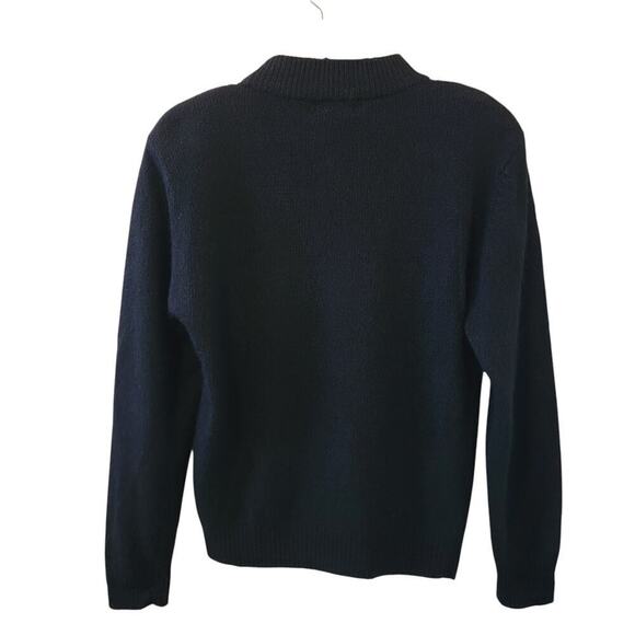 Vintage Sweater Poppagallo Silk/Wool/Rabbit Angora 1980's/1990s Pullover Sequine - Picture 3 of 7